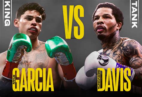 garcia vs davis date|combat ryan garcia gervonta davis.